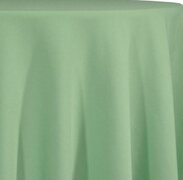 Sage Green Polyester 90in x 132in Rectangular Tablecloth