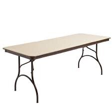 72 Inch X 24 Inch ABS Folding Table