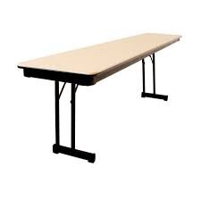 96 Inch X 18 Inch ABS Folding Table