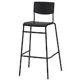 Black Industrial Barstool 30H