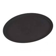 Black Oval Waiter Bussing Tray 22" x 27"