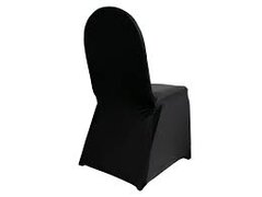 Black Spandex Banquet Chair Cover