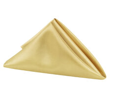 Gold Taffeta 20in Square Napkin