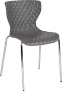 Gray Contemporary Stack Chair