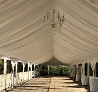 White Tent Ceiling Drapes Per Square Foot