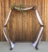 Hexagon Wood Arch