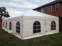 8Ft High x10Ft Wide Cathedral Keder Tent Side Wall