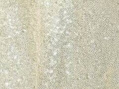 Ivory Sequin 90In x 156In Rectangular Tablecloth
