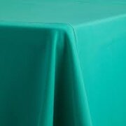 Jade Polyester 90" x 156'' Rectangular Tablecloth