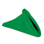 Emerald Green Polyester 20in Square Napkin 