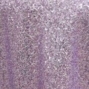 Lavender Glimmer Sequin 90" x 156'' Rectangular Tablecloth