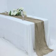 Natural Gauze Cheesecloth Table Runner 