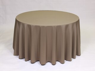 Olive Polyester 120in Round Tablecloth