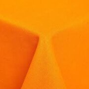 Orange Polyester 90" x 132'' Rectangular Tablecloth