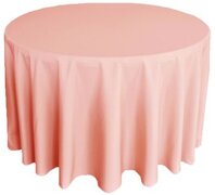 Mauve Polyester 120in Round Tablecloth