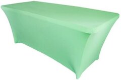 Sage Green Spandex 6Ft Rectangular Table Cover