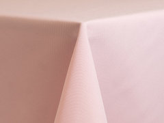 Light Pink Polyester 90" x 132" Rectangular Tablecloth