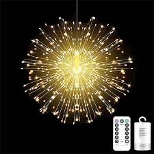 Starburst Wire Hanging LED Lights 