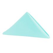 Turquoise Polyester 20in Square Napkin