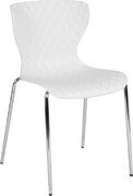 White Contemporary Stack Chair