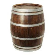 Brown Walnut Wine Barrel
