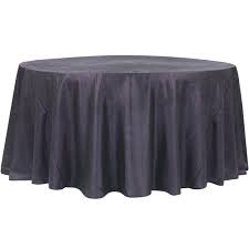 Eggplant Glimmer Sequin 120in Round Tablecloth