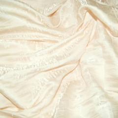 Ivory Shimmer Galaxy 132" Round Tablecloth