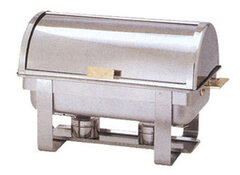 Gold Accent 8 Qt. Roll Top Food Chafer 