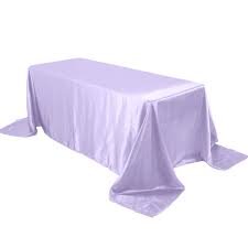 Lavender Glimmer Sequin 90" x 156'' Rectangular Tablecloth