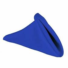 Royal Blue Polyester 20in Square Napkin