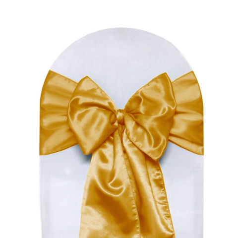 Gold Taffeta Sash
