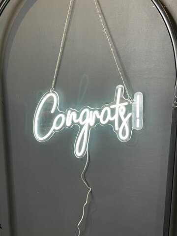 Congrats Neon Sign