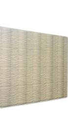 8 x 8' White Wave Wall