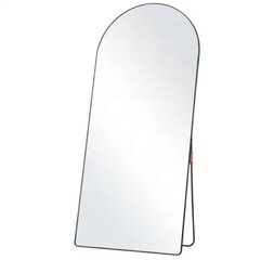 Black Metal Arched Mirror