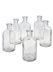 Clear Medicine Bottle Vases