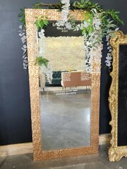 Copper Honey Comb Mirror