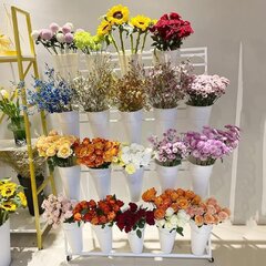 Flower Bucket Display Cart