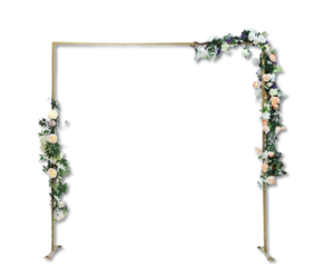 Gold Square Wedding Gateway 8' x 8'