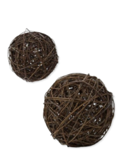 Large Willow Balls (Set of 2)