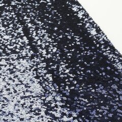 Midnight Blue Sequin Table Runner
