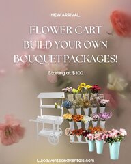 Flower Cart Build Your Own Bouquet Package