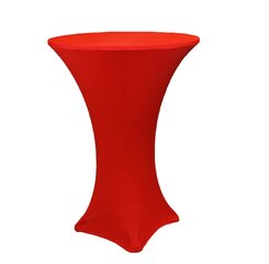 Husker Red Stretch Spandex Cocktail Table Linen