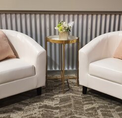 White Lacquer Side Table