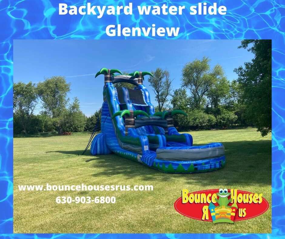 Back yard water slides rentals Glenview