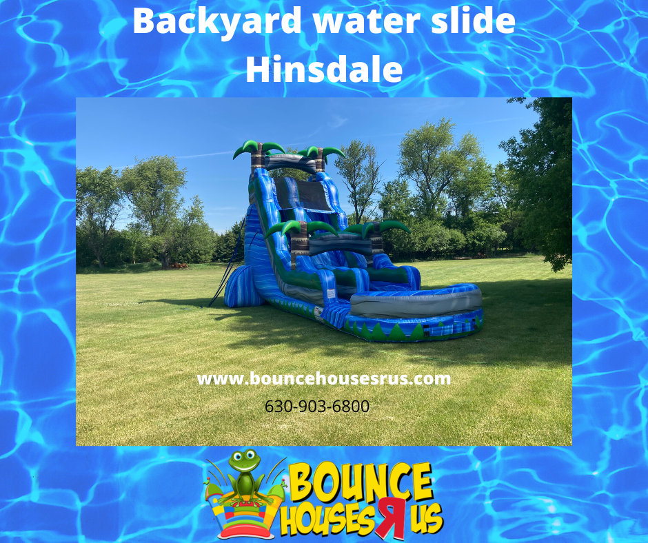 Backyard water slide rentals Hinsdale
