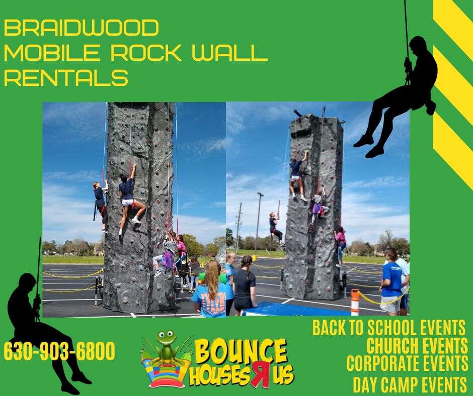 Braidwood Mobile Rock Climbing Wall Rentals