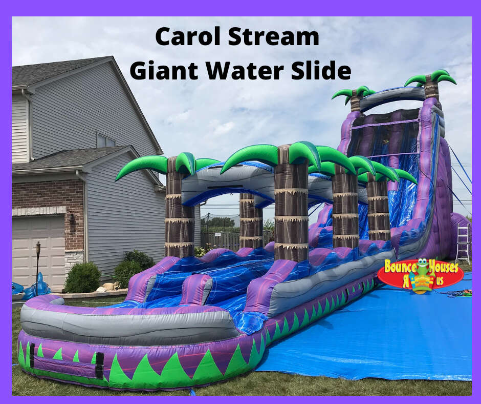 Inflatable water slide rentals Carol Stream