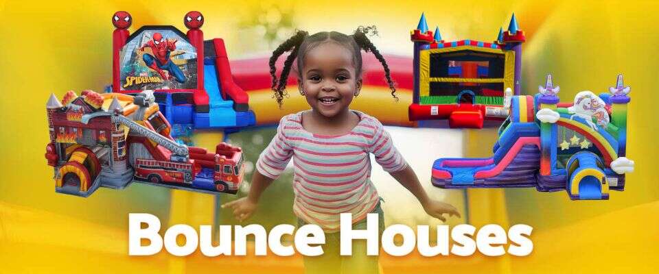 bouncy house with slide rentals Chicago