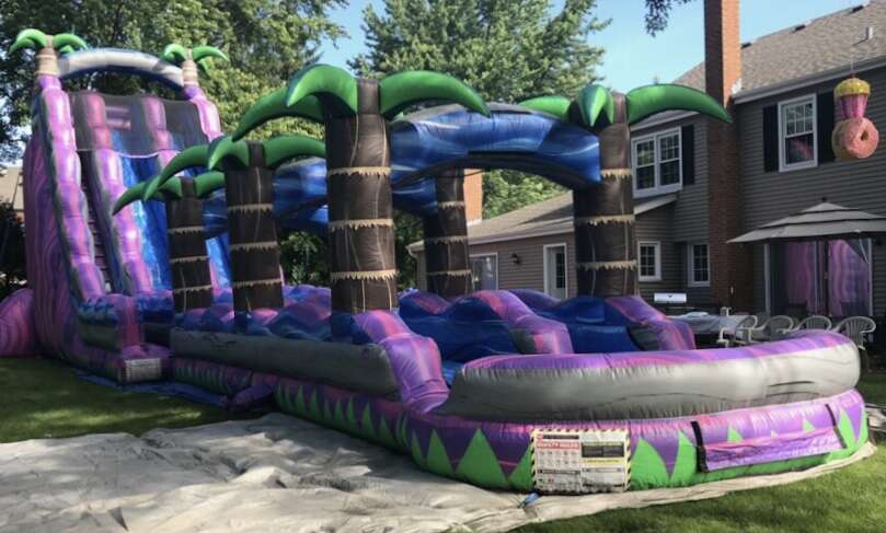 Blow up inflatable water slide Chicago