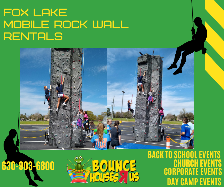 Fox Lake Mobile Rock Climbing Wall Rentals